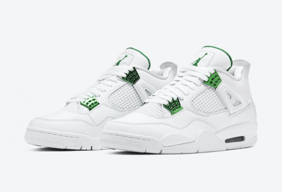 Air Jordan 4 Green Metallic