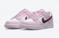 Nike Dunk Low GS White Pink Red Valentines Day