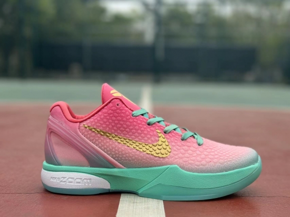 Nike Kobe 6 Protro Pink gold green