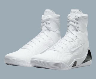 Nike Kobe 9 Elite High Protro Halo White