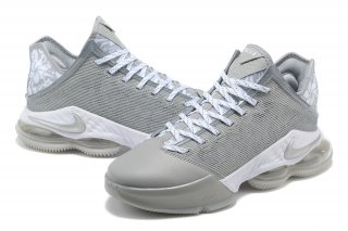 Nike LeBron 19 Low Grey white