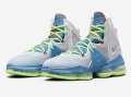 Nike LeBron 19 womens Dutch Blue Lime Glow