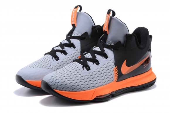 Nike LeBron Witness 5 Black Grey Orange