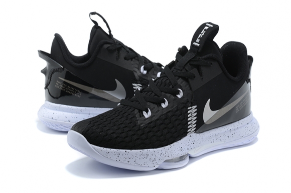 Nike LeBron Witness 5 Black Metallic Silver