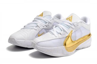 Nike Zoom Freak 5 kids White Gold