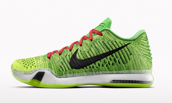 NIKEiD Kobe 10 Elite Low Grinch