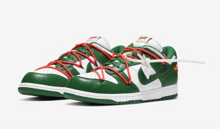 Off-White Nike Dunk Low Pine Green