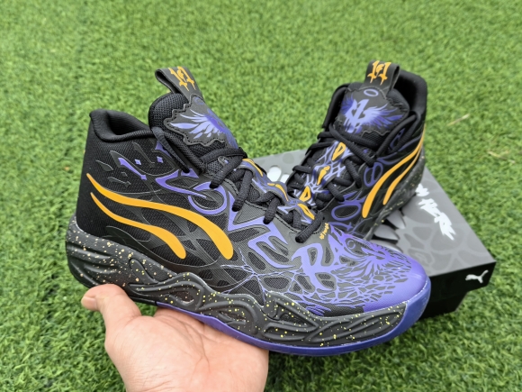 Puma LaMelo Ball MB.04 kids Purple Black Yellow