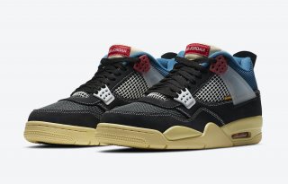 Union Air Jordan 4 Off Noir